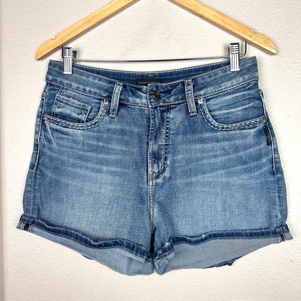 Silver Jeans Co. Avery Short Denim Shorts Size 28